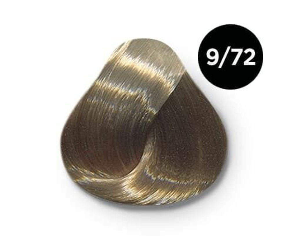 OLLIN SILK TOUCH 9/72 блондин коричнево-фиолетовый 60мл Безаммиачный стойкий краситель для волос