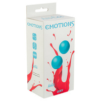 Вагинальные шарики 3см без сцепки Lola Games Emotions Lexy Large turquoise 4016-03Lola