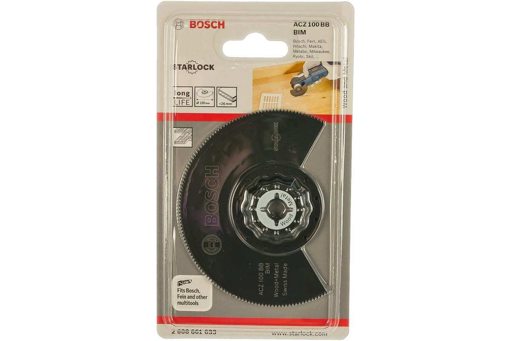 Сегментированный выпуклый пильный диск (100 мм) GOP 10.8 Bosch 2608661633