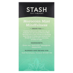 Stash Tea, зеленый чай, марокканская мята и осознанность, 20 чайных пакетиков, 26 г (0,9 унции)