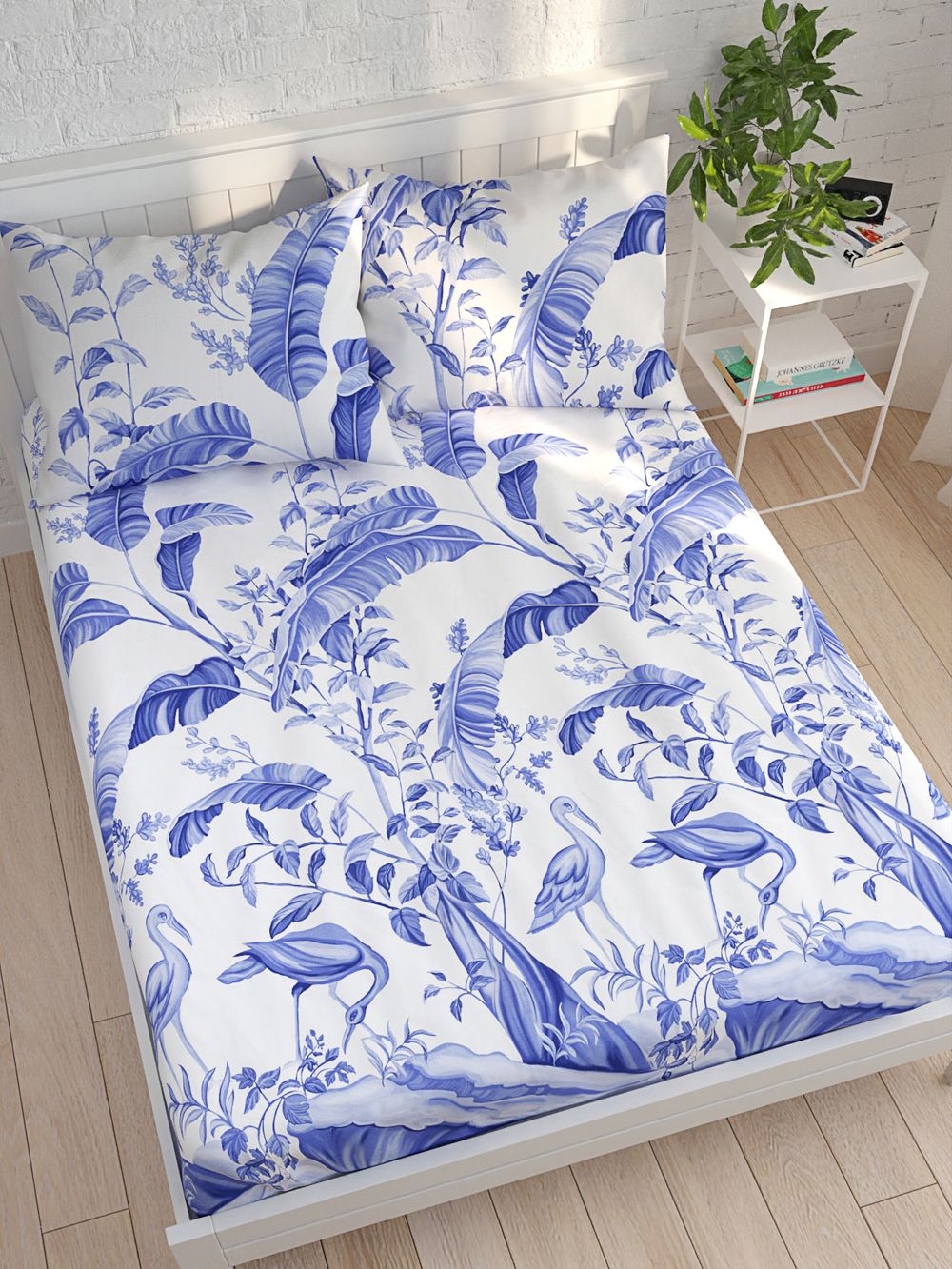 Простынь Сказка "Шинуазри" 240х215 см, перкаль