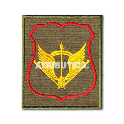 Нашивка ( Шеврон ) На Рукав Командования ССО РФ Приказ №300 Красный Кант / Оливковая