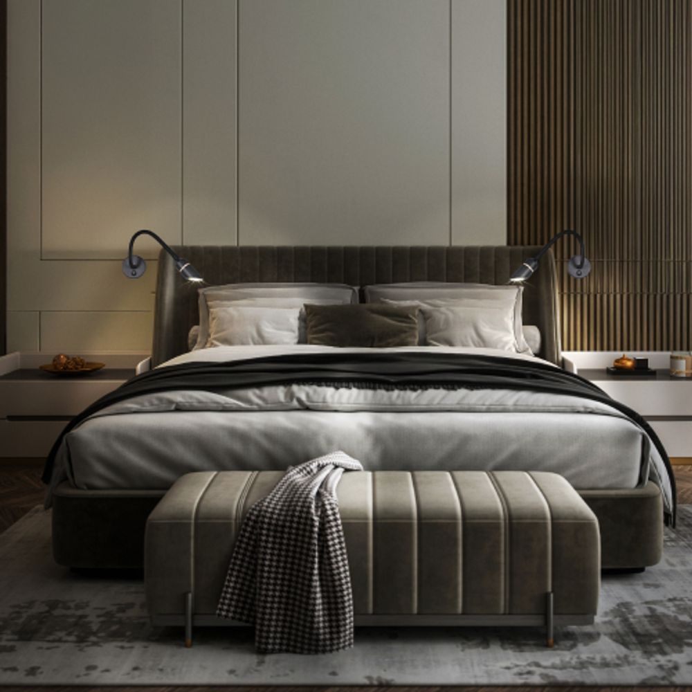 Светильник настенный ЭРА WL47 BK 3000K 3Вт IP20 черный | Настенная подсветка