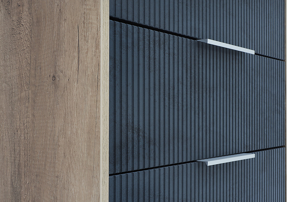 Комод Мегаполис КМ-02, дуб каньон/M25