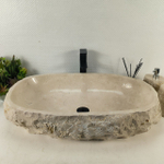Раковина из мрамора Erozy Cream EM-65109 73*46*16 0881