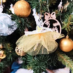 Подвеска- украшение на елку «Балерина