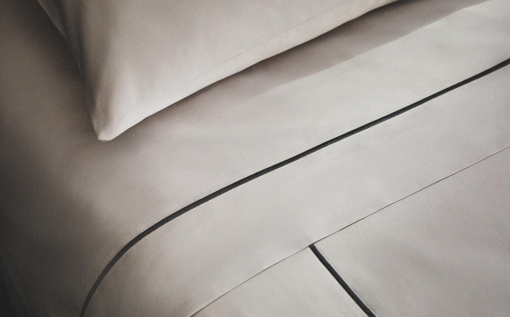 Простыня Zara Home сатин, хлопок 100%, однотонный, 6102/089 · арт. 6102/089