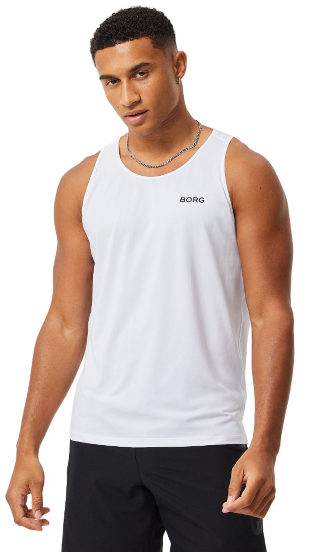 Мужская теннисная футболка Björn Borg Athletic Tank - белый