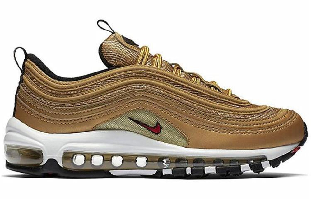 Кроссовки Nike Air Max 97 Metallic Gold (W) (Женская размерная сетка)