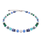 Колье Coeur de Lion Blue-Green 3039/10-0705
