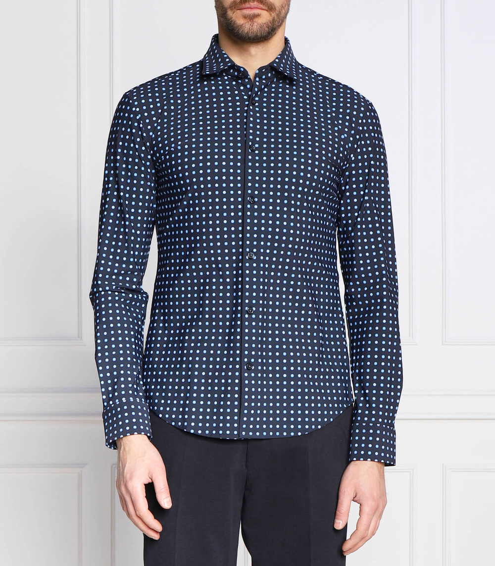 рубашка roan_f BOSS BLACK - темно-синий(50483716)