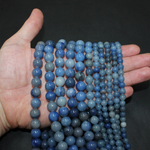 Авантюрин голубой 6мм 8мм 10мм