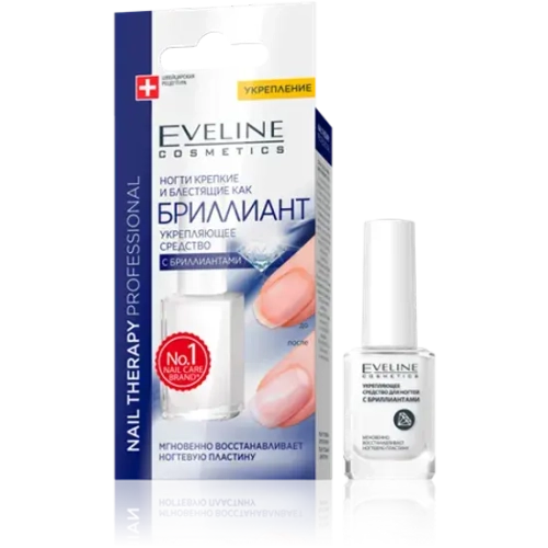 Eveline Препарат для укрепления ногтей с бриллиантовой пылью 12мл