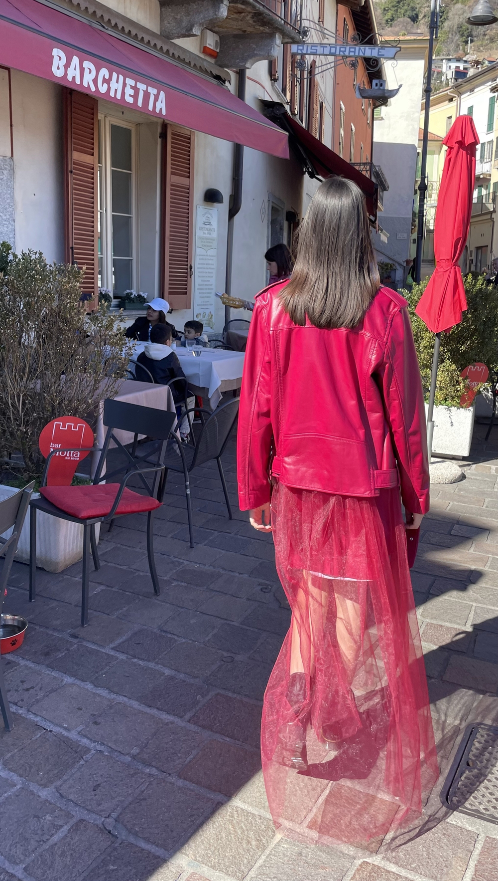 Косуха маджента medium мягкая кожа