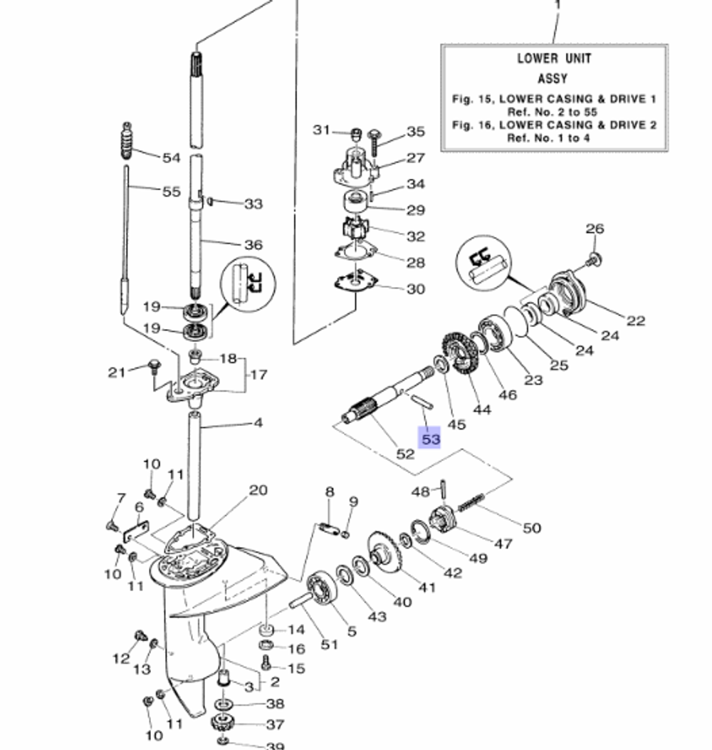 Срезной штифт Yamaha E8