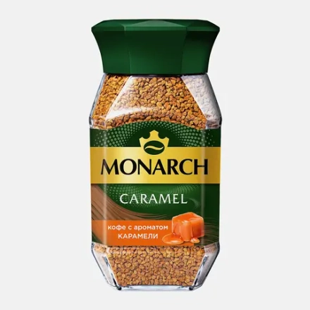 Кофе растворимый Monarch Caramel натуральный Карамель 95г