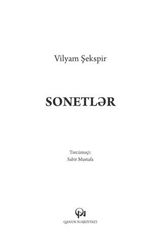 Sonetlər