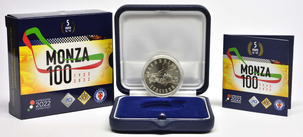 ИТАЛИЯ, 2022, 5 ЕВРО [СЕРЕБРО].