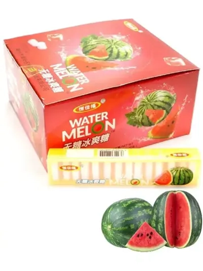 Конфеты с холодком Арбуз без сахара 15 г * 20 шт
