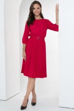 Платье Идеальный силуэт (гофре, малина) Diolche (Акция)