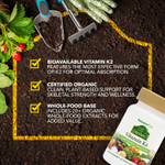 NaturesPlus, Source of Life® Garden, витамин K2, 60 веганских капсул