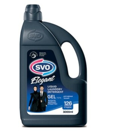 SVO 3000мл Жидкое моющее средство для стирки 126 стирок BLACK ЧЕРНЫЙ *6