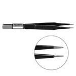 Пинцет биполярный прямой BOWA длина 110 мм, наконечники гладкие прямые 6x0,5 мм, разъем евростандарт