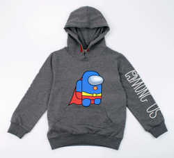толстовка  among us Супергерой , худи 3217