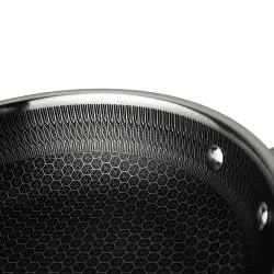 Сковорода 30/23,5 см, h6 см New Kitchen Honeycombs нерж. с антиприг. покр. ИНДУКЦИЯ P.L.