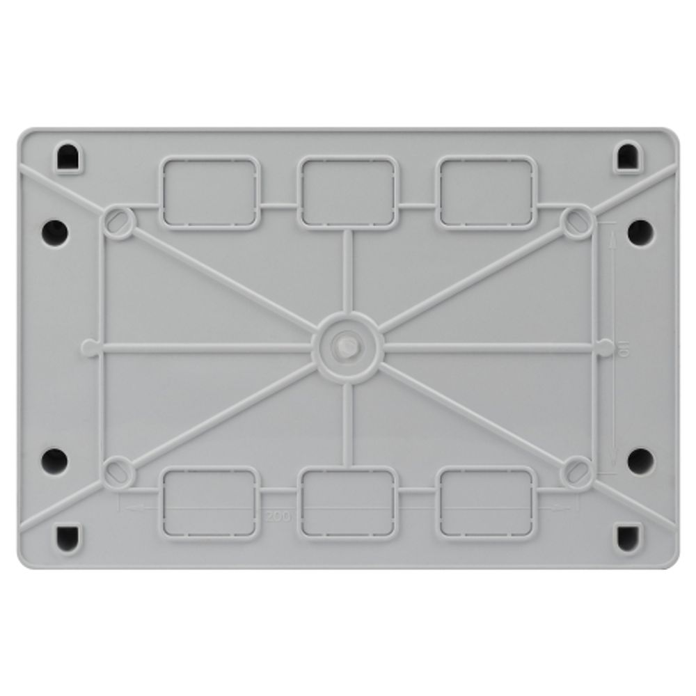 Корпус пластиковый навесной ЭРА COMFORT ЩРН-П-12 IP41 прозрачная крышка белый