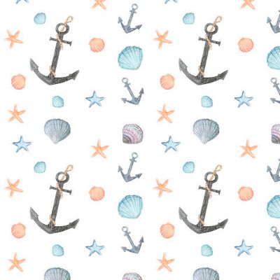 Якоря и ракушки