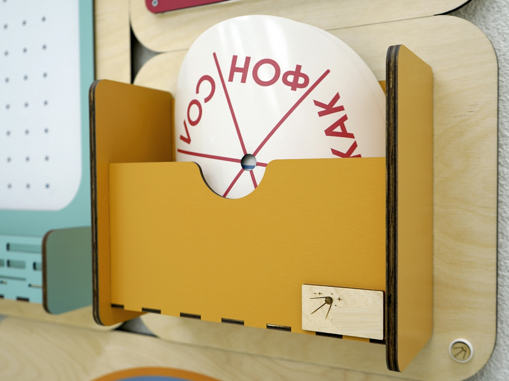 Дидактическая настенная панель для кабинета Логопеда Азбука речи