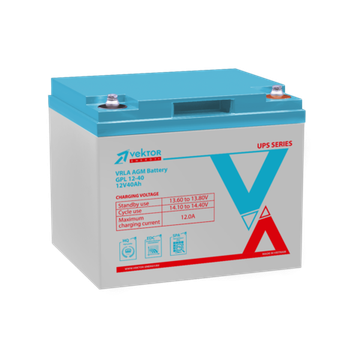 Аккумулятор VEKTOR ENERGY GPL 12-40 12V 40Ah, фото №702016750