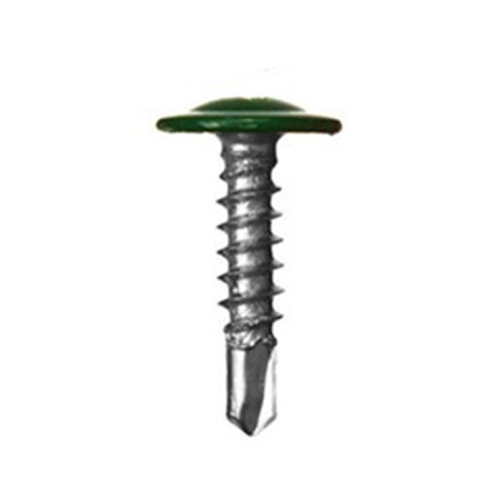 Саморезы прессшайба сверло 4,2х19(6005) зеленый (кг)