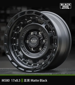 Диск колёсный литой BLACK MUD M580 R17 8,5 ET0 Matte Black