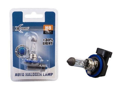 Лампа 12 В H8 35 Вт +30% галогенная Xenite