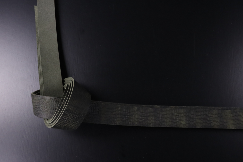 Ременная заготовка Зеленая лофт + Плита Геккон