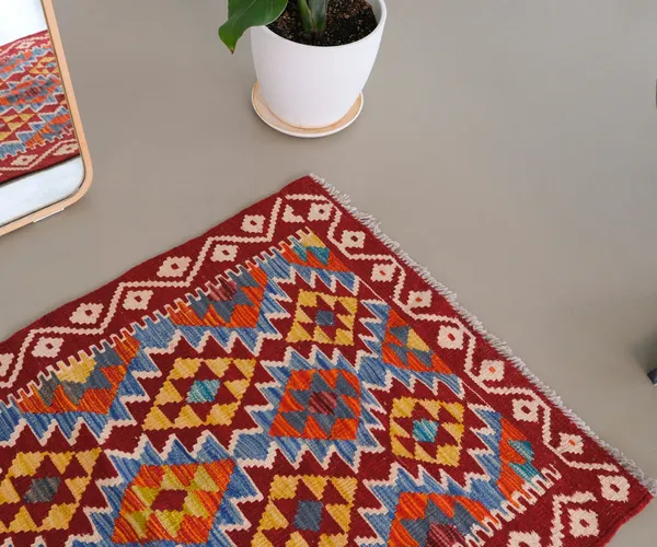 Коврик из шерсти, 80х125см