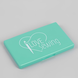 Игольница-магнит "Love Sеwing", прямоугольная, 11*6,5см, Арт Узор