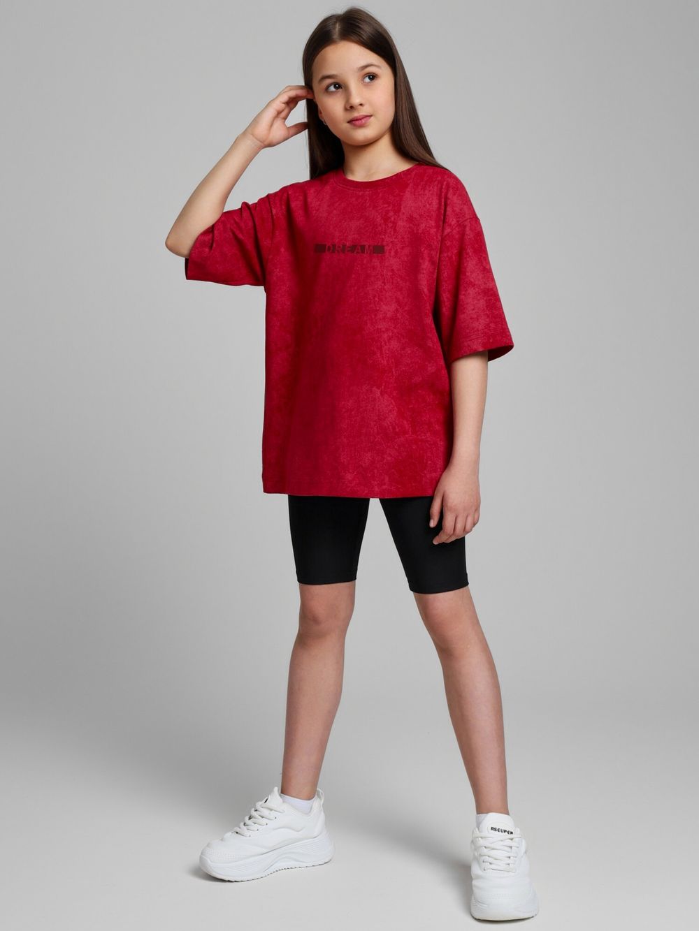 Фуфайка (футболка) для девочки Сидней-1 Виотекс БОРДОВЫЙ