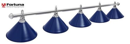 Светильник Fortuna Prestige Silver Blue 5 плафонов