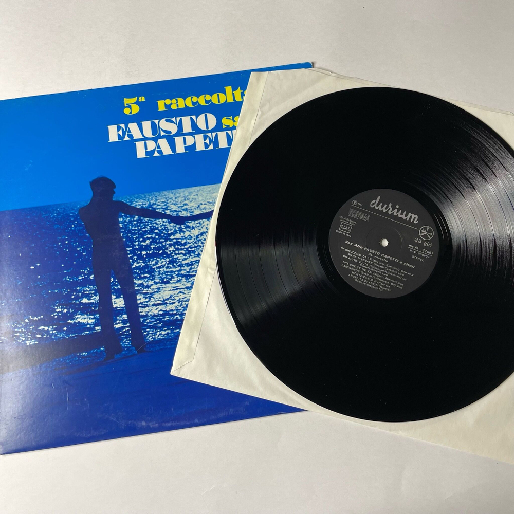 Винтажная виниловая пластинка LP Фаусто Папетти Fausto Papetti 5a Raccolta (Italy 1973)