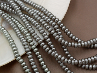 Жемчуг 4,4мм, "Майорка. Имитация", рондель