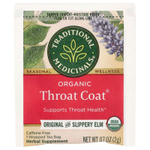 Traditional Medicinals, Organic Throat Coat®, Original со скользким вязом, без кофеина, 48 чайных пакетиков в упаковке, 96 г (3,38 унции)