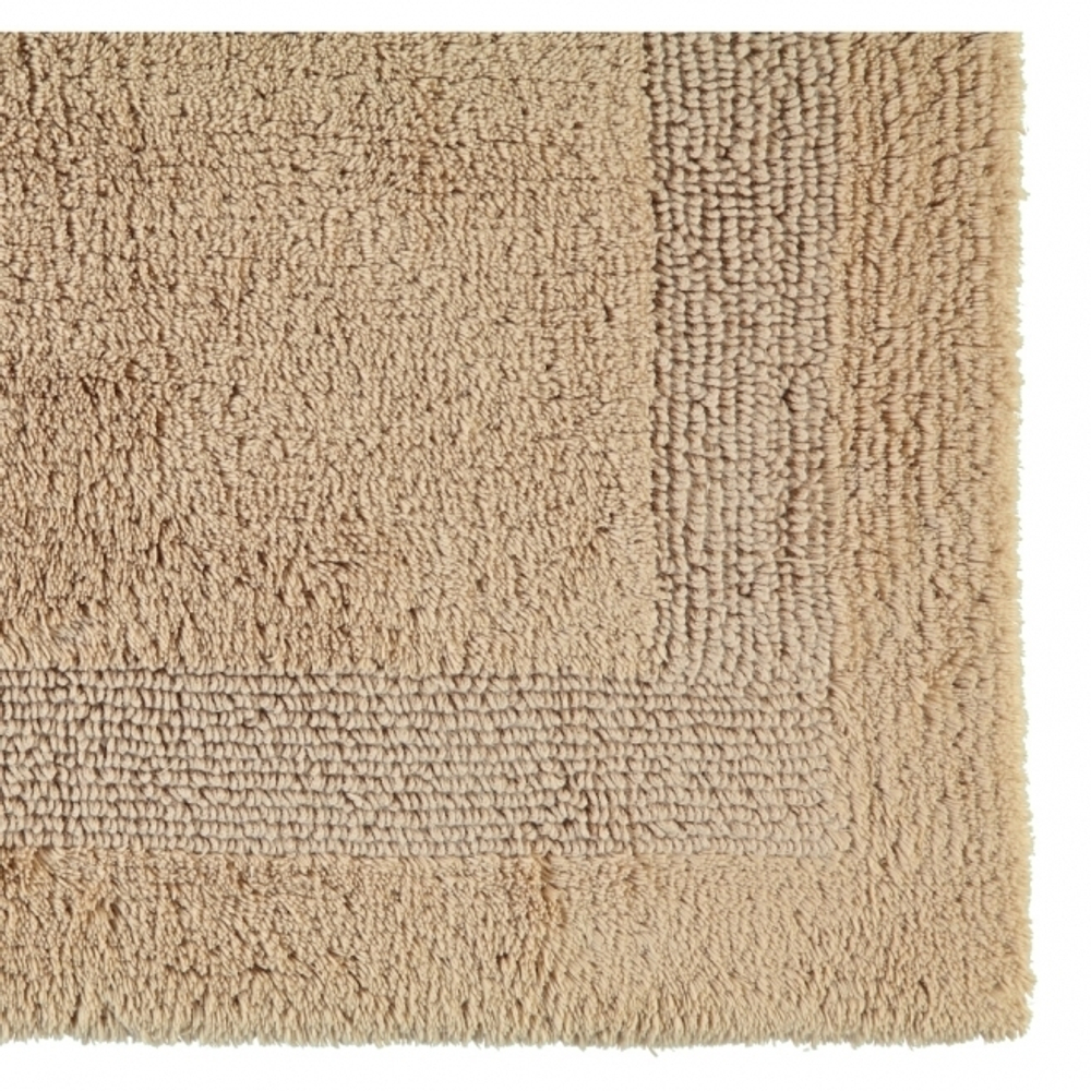 Коврик для ванной 60х100 Cawo Frottier бежевый 350 Германия фрагмент