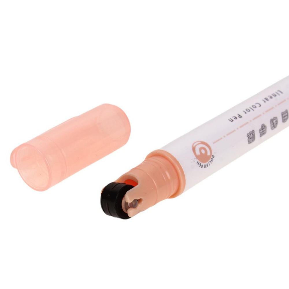 Набор текстовыделителей 3шт. с блестками и роллером "Pastel"