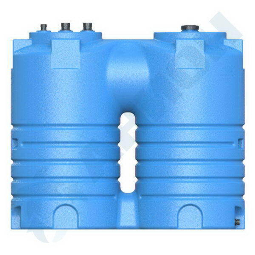 Емкость вертикальная для дизельного топлива со сливом Анион 1000 л. вертикальная (1620x740x1420см;синий) - арт.559439