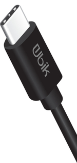 Кабель 1m USB/type-c 2A UC04B Ubik black