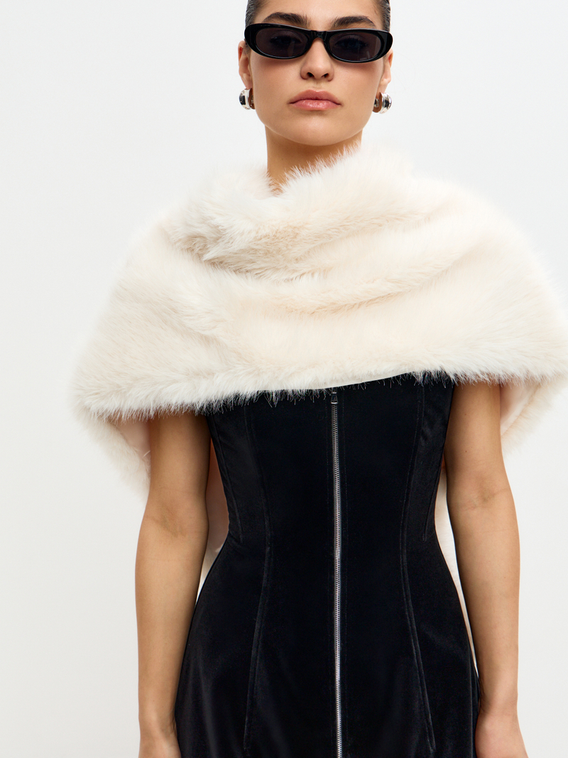 Шарф HUG из искусственного меха