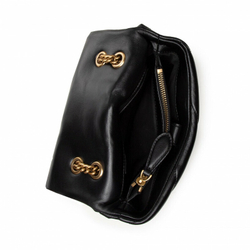 MINI LOVE BAG PUFF MAXI QUILT JEWEL – black